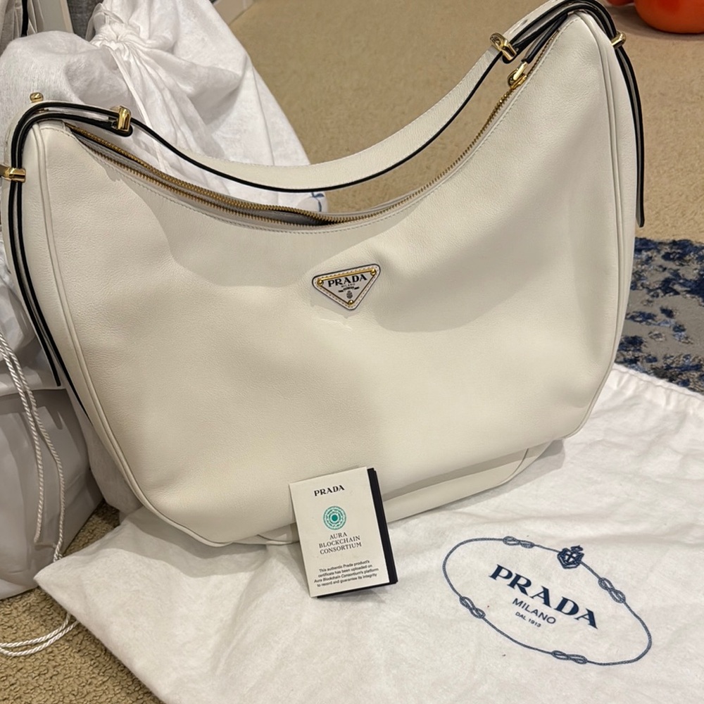 Prada Large Arque White